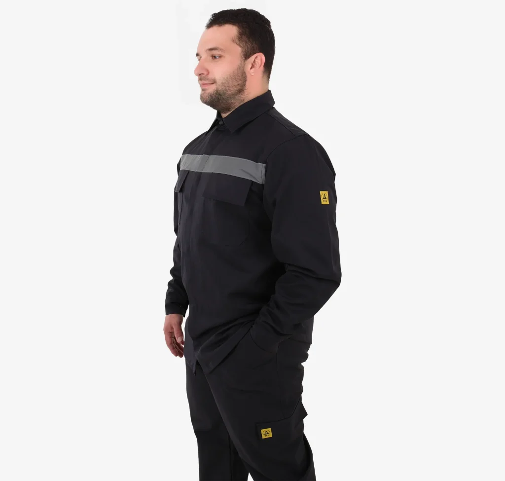 Antistatische ESD Flammschutz Overalls Anzüge