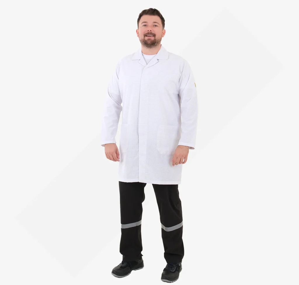 Antistatische ESD Laborkittel LC02-W