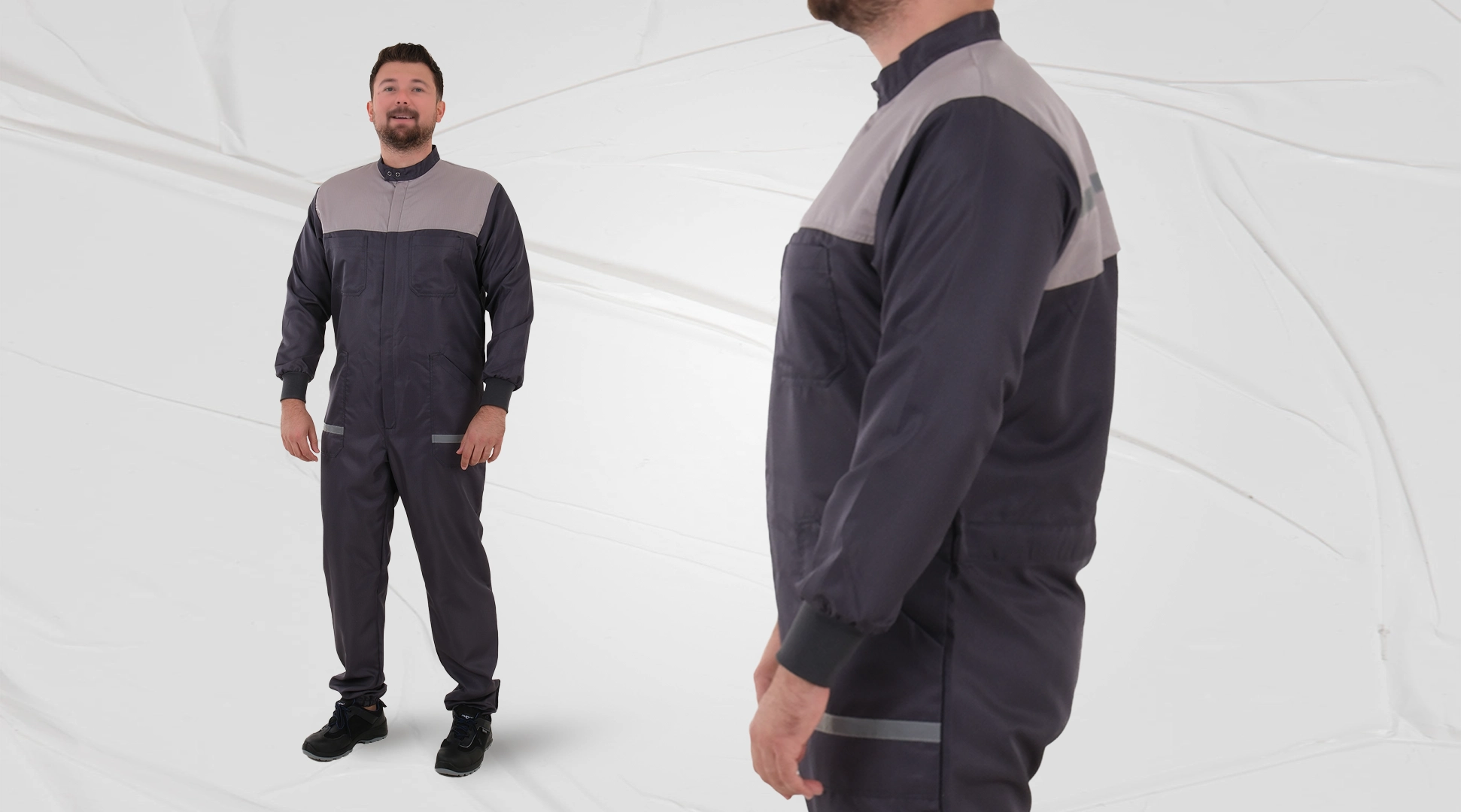 Antistatische ESD Färberei Overalls